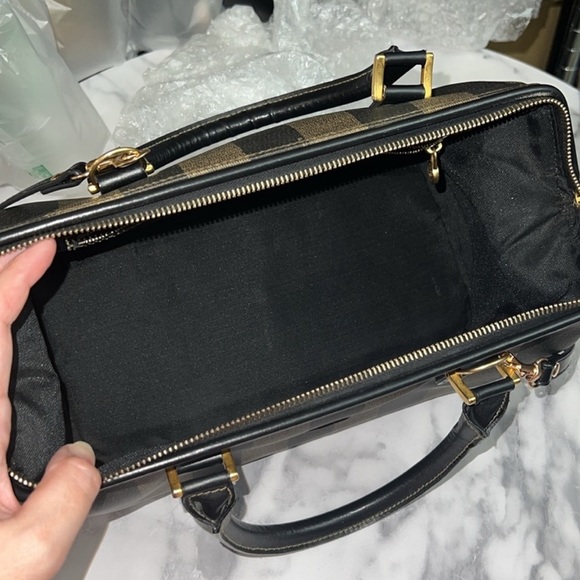 FENDI Pequin Boston Bag VINTAGE - Picture 15 of 17